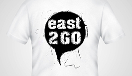 East 2 Go T-shirt design